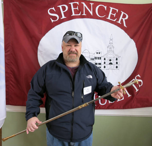 Tony Pepe at the Spencer Mass. Memories Road Show