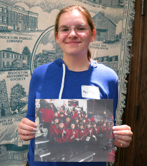 Mary Pyrdol at the Brockton Mass. Memories Road Show