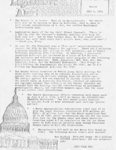 Legislative Alert: Monday, July 6, 1981