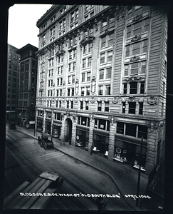 Buildings on east side of Washington Street, Old South Building