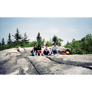 Association members on a New Hampshire mountaintop