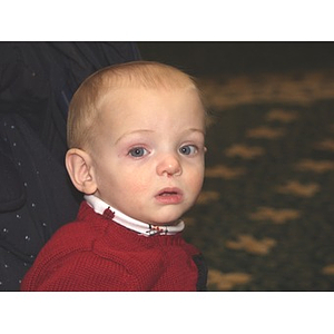 A child at the gala dinner