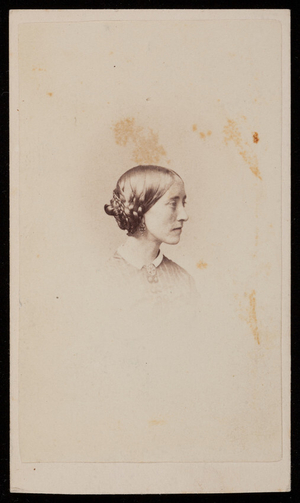 Studio portrait of Eliza Brintnall, Boston, Mass., undated