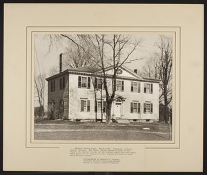 Exterior view of the General Strong House, Vergennes, Vermont, undated