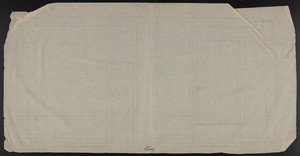 Elevation of Wall Toward Rear Stairs and Elevation of Window Side, Study, undated