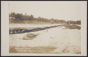 Postcard of Cape Cod Canal, Sagamore,Bourne, Mass.