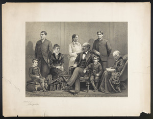 [President Garfield and his family]