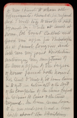 Thomas Lincoln Casey Notebook, February 1890-May 1891, 21, a new Board to whom all