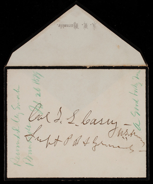 A. E. Burnside to Thomas Lincoln Casey, February 26, 1879