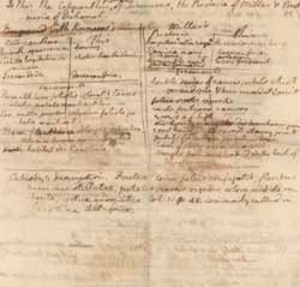 Notes about plants, compiled by Thomas Jefferson