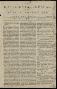 The Continental Journal and Weekly Advertiser, 10 October 1776