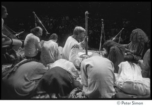 Amazing Grace performing at Zellerbach Hall, U.C. Berkeley, with Allen Ginsberg (view from rear of stage)