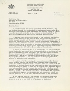 Letter from Theodore J. Barry to Jack Kane