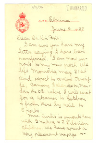 Letter from Lillie Maie Hubbard to W. E. B. Du Bois