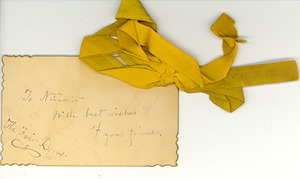 Card from the Fair Doves to Nina Du Bois
