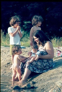 Cheryl Termo with kids