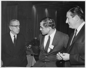 Frank L. Boyden with William Saltonstall and John A. Volpe