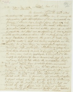 Letter from James S. Gibbons and George W. Benson to Erasmus Darwin Hudson