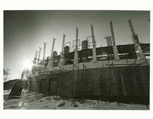Construction of Blake Arena - View of Exterior