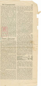 Cephas Brainerd Congregationalist Retirement Article, March 16, 1893