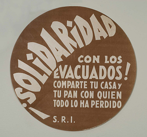 ¡Solidaridad con los evacuados! Comparte tu casa y tu pan con quien todo lo ha perdido.