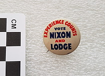 Lapel Pin, "Vote Nixon and Lodge"