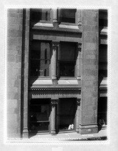 Windows on Washington St. side of Ames Building