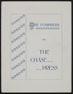 Founders of The Chase Press, Chase Brothers, manufacturing stationers, 37-39 Washington Street, Haverhill, Mass., undated