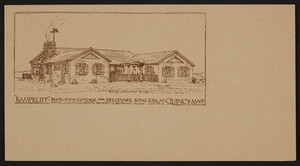 Trade card for Frank Chouteau Brown, architect, 9 Mt. Vernon Square, Boston, Mass., 192?