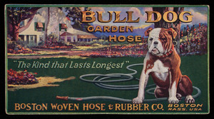 Trade card, Boston Woven Hose and Rubber Co., Boston, Mass.