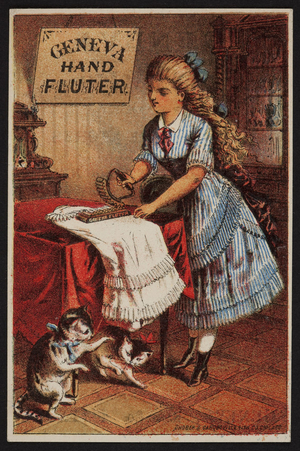 Trade card for Geneva Hand Fluter, Kane Co., Geneva, Illinois, undated