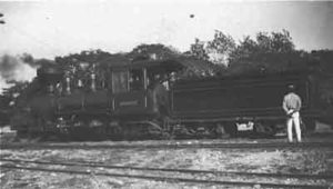 The "Aramao" railroad engine, Soledad transportation system, Cuba