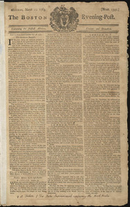 The Boston Evening-Post, 11 March 1765