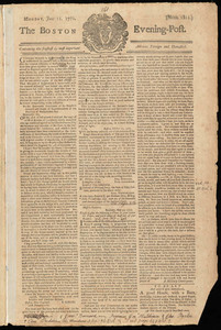 The Boston Evening-Post, 11 June 1770