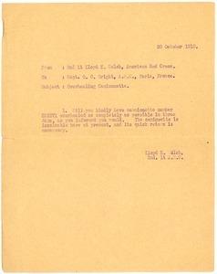 Letter from Lloyd E. Walsh to O. G. Bright
