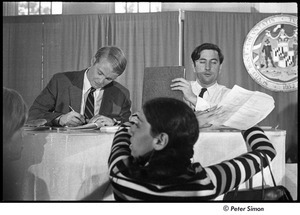 National Student Association Congress: W. Eugene Groves (r) on a panel