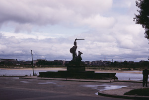 Warsaw mermaid statue