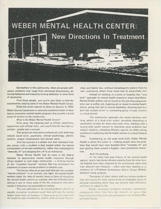 Weber mental health center
