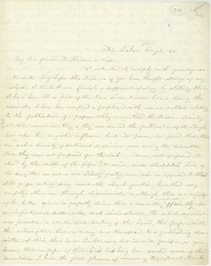 Letter from Jane Elizabeth Hitchcock and Benjamin Smith Jones to Erasmus Darwin Hudson and Martha Hudson