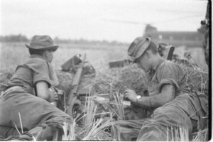 Australian soldiers in the field.