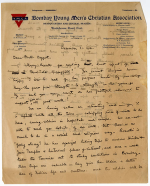 Letter from Montagu Frank Modder to Laurence L. Doggett (December 21, 1916)