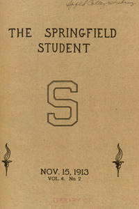 The Springfield Student (vol. 4, no. 2), November 15, 1913