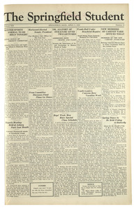 The Springfield Student (vol. 19, no. 21) April 5, 1929