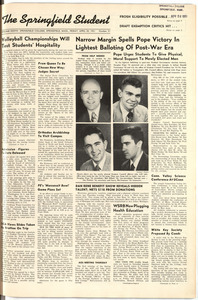 The Springfield Student (vol. 38, no. 21) April 20, 1951