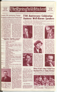 The Springfield Student (vol. 48, no. 04) Oct. 21, 1960