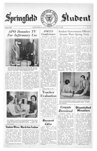 The Springfield Student (vol. 53, no. 17) March 11, 1966