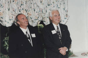 Bob Hoffman and Barry Weinberg, 1998 Tarbell Award Induction Dinner