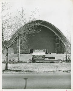 Linkletter Natatorium under construction, 1967