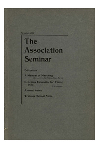 The Association Seminar (vol. 12 no. 02), November, 1903