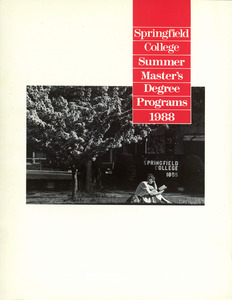 Summer Master's Degree Programs, 1988